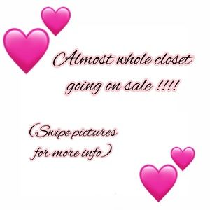 Closet Sale!!